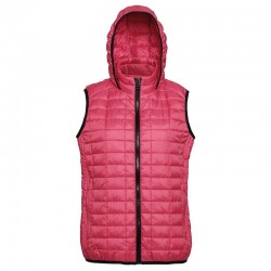 Plain Women's honeycomb hooded gilet 2786 Outer: 36gsm, Lining: 52gsm, Wadding: 250 GSM